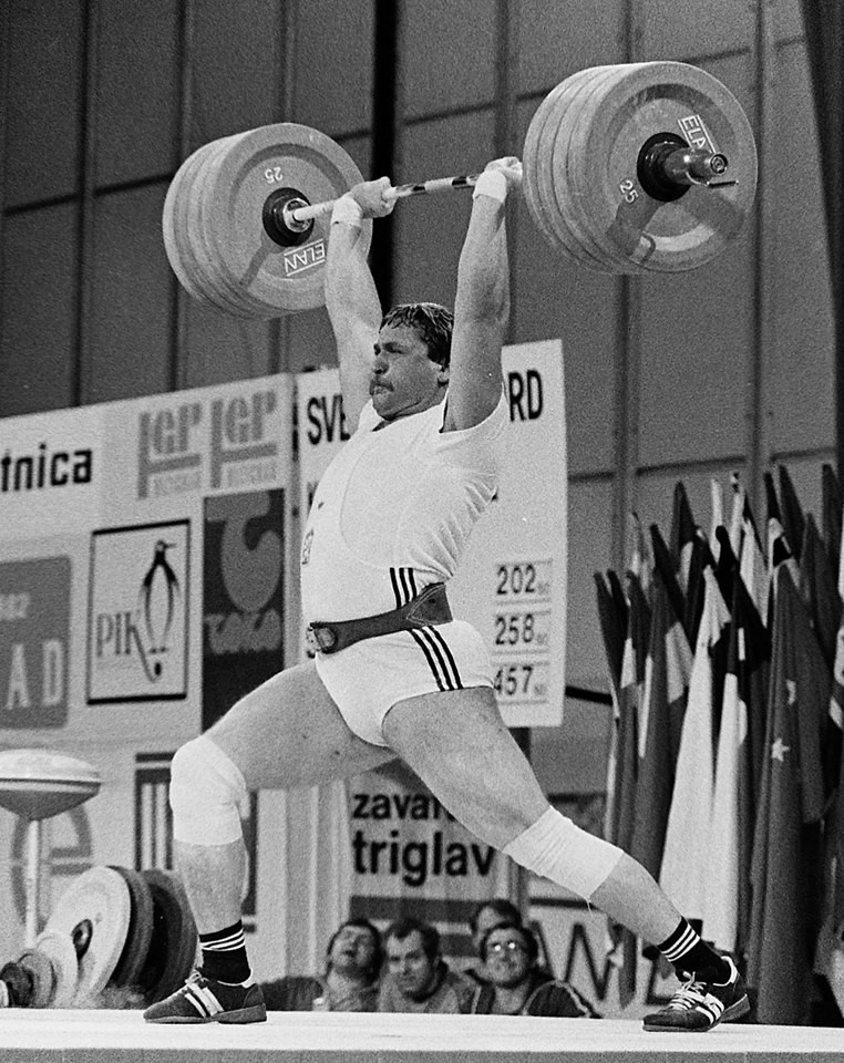 Pavel Khek ME-MS Lublaň 1982 nadhoz 225 kg